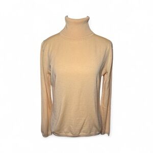 Pendleton Women’s 100% Merino Wool Turtleneck Sweater Buttercream Yellow M